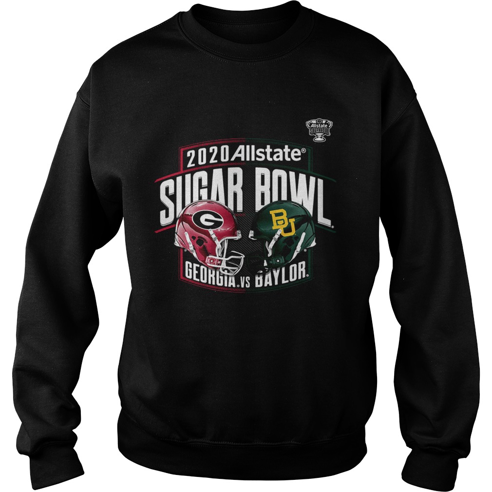 Georgia Bulldogs vs Baylor Bears Fanatics Branded 2020 Sugar Bowl Matchup Sweatshirt