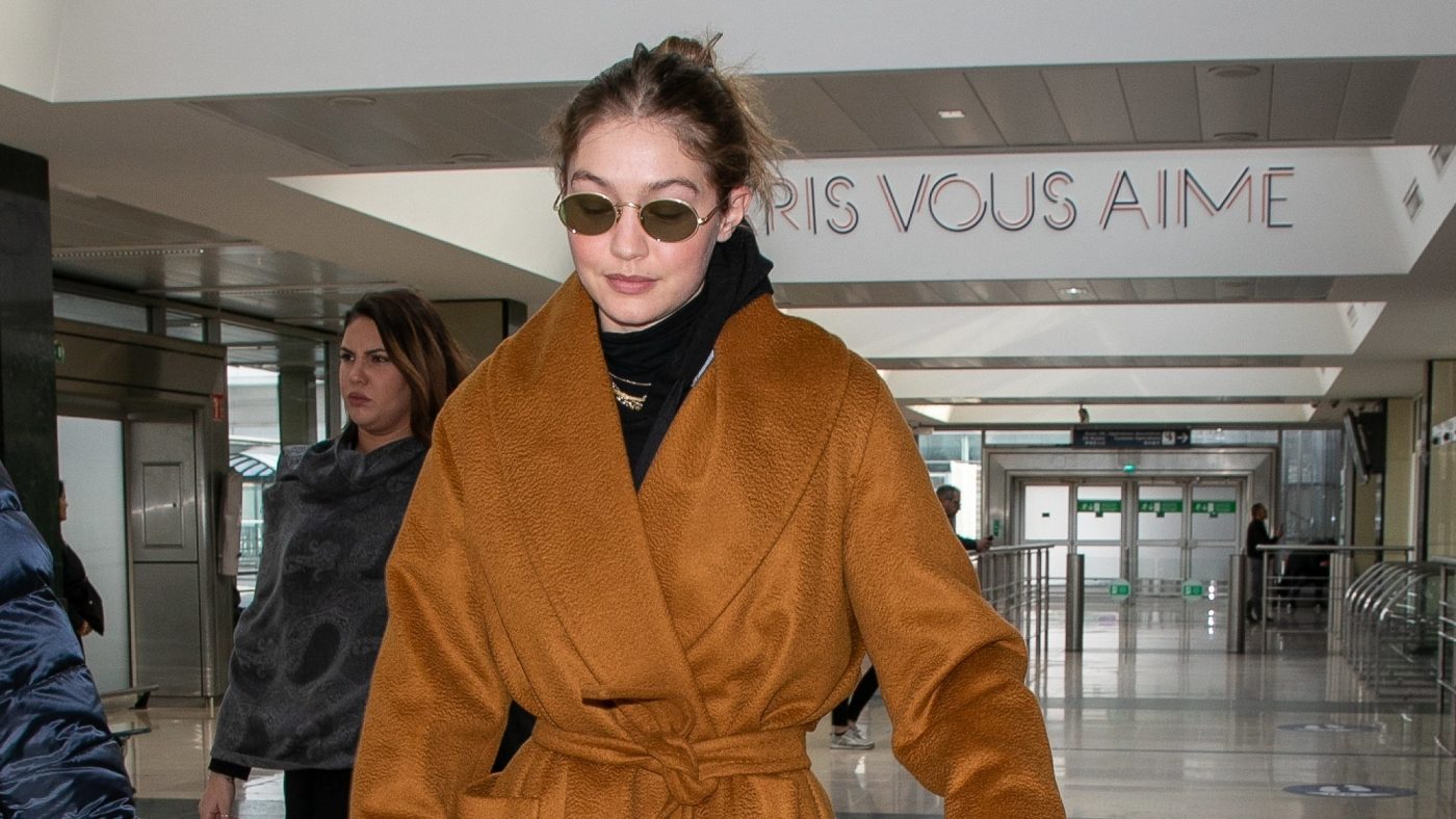 Gigi Hadid Finds the Coziest Coat for Winter