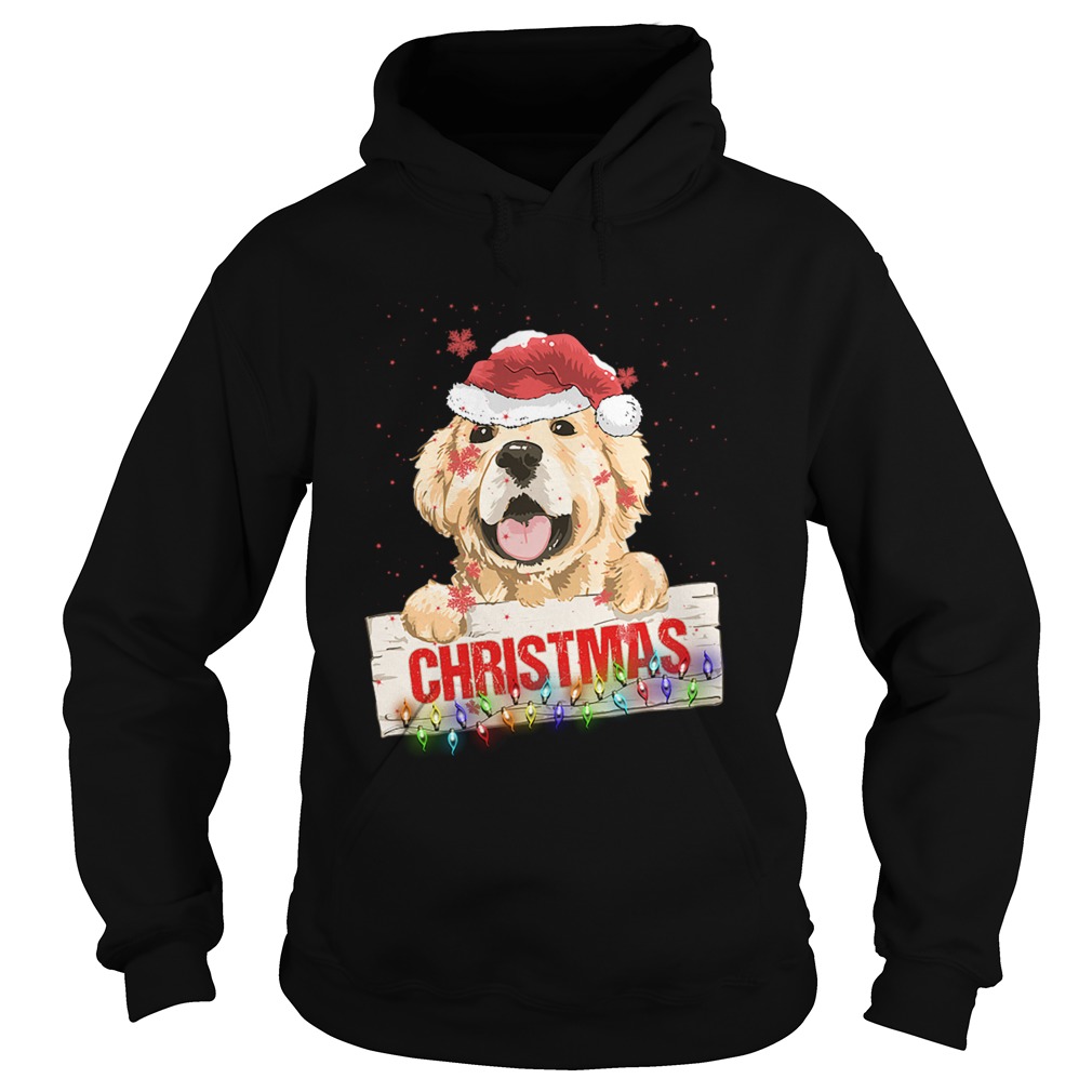 Golden Dog Christmas Hoodie