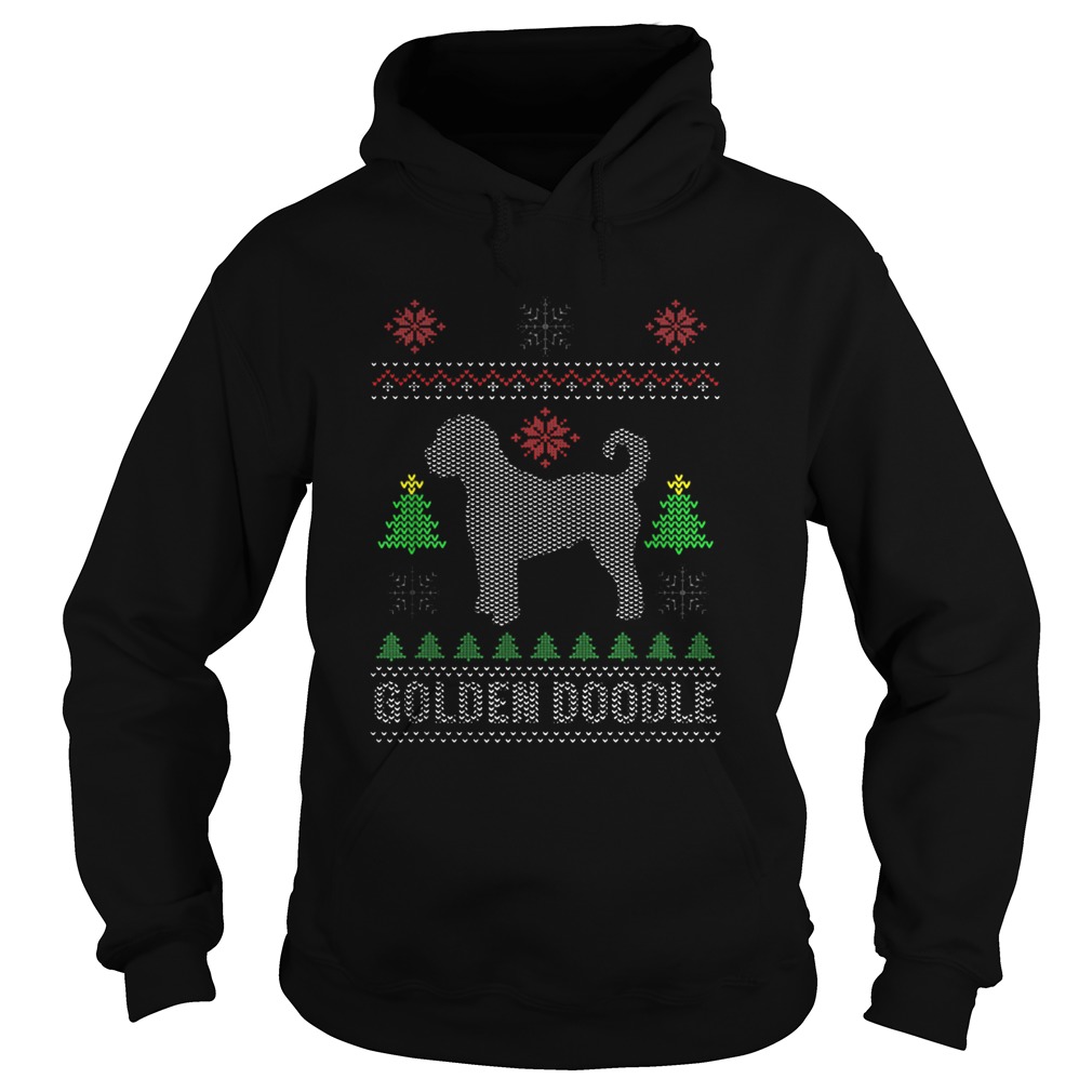 Golden Doodle Ugly Christmas Hoodie