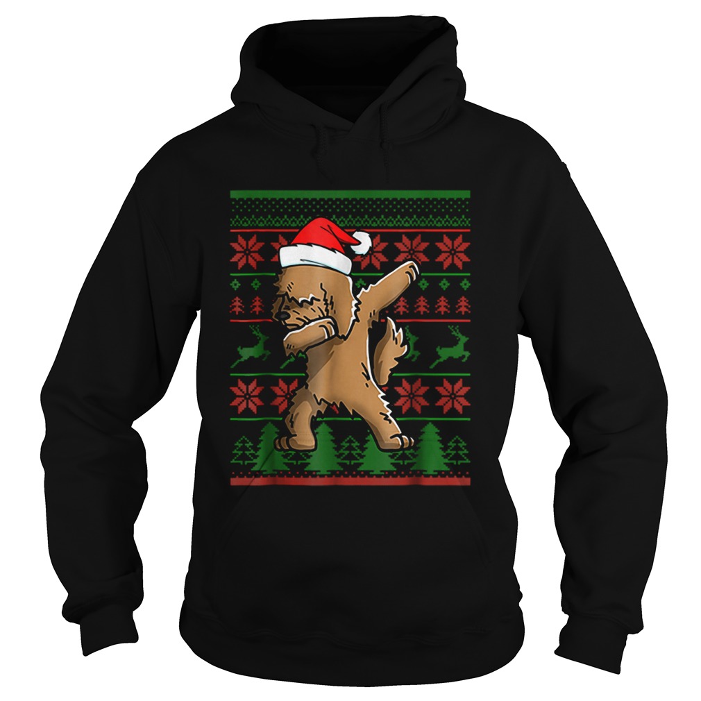 Goldendoodle Dabbing Xmas Santa Christmas Hoodie