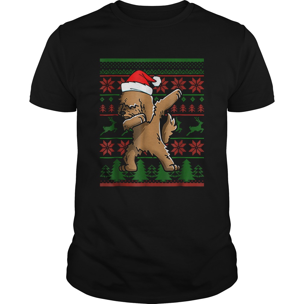 Goldendoodle Dabbing Xmas Santa Christmas shirt