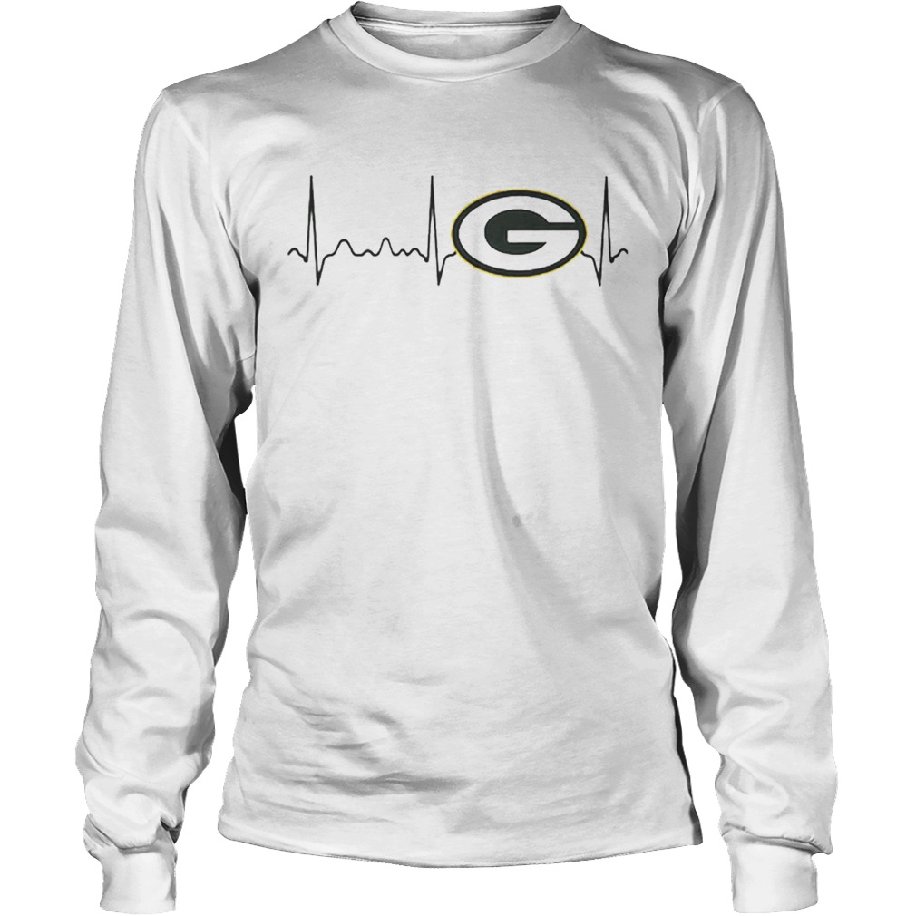 Green Bay Packers heartbeat LongSleeve