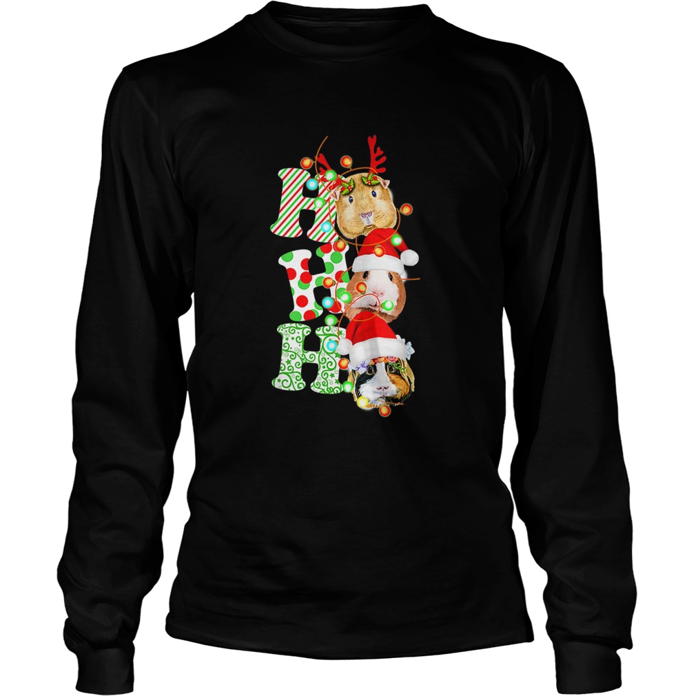 Guinea Pig Ho Ho Ho Christmas LongSleeve