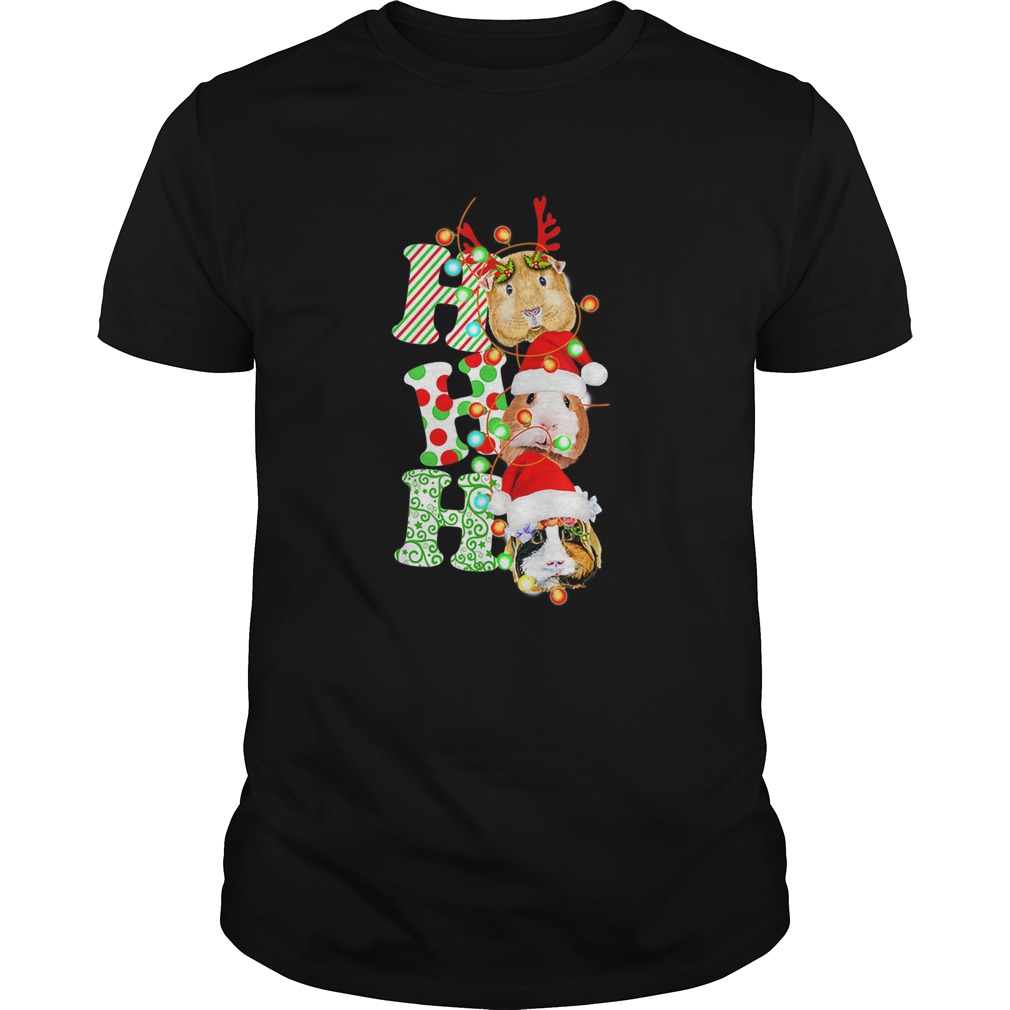 Guinea Pig Ho Ho Ho Christmas shirt