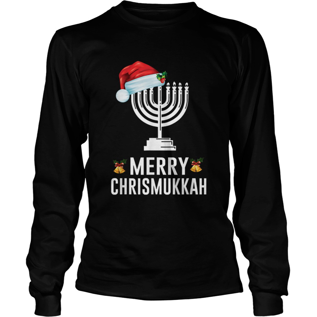 Happy Chrismukkah Funny Hanukkah and Christmas LongSleeve