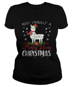 Have Yourself A Merry Llama Christmas  Classic Ladies