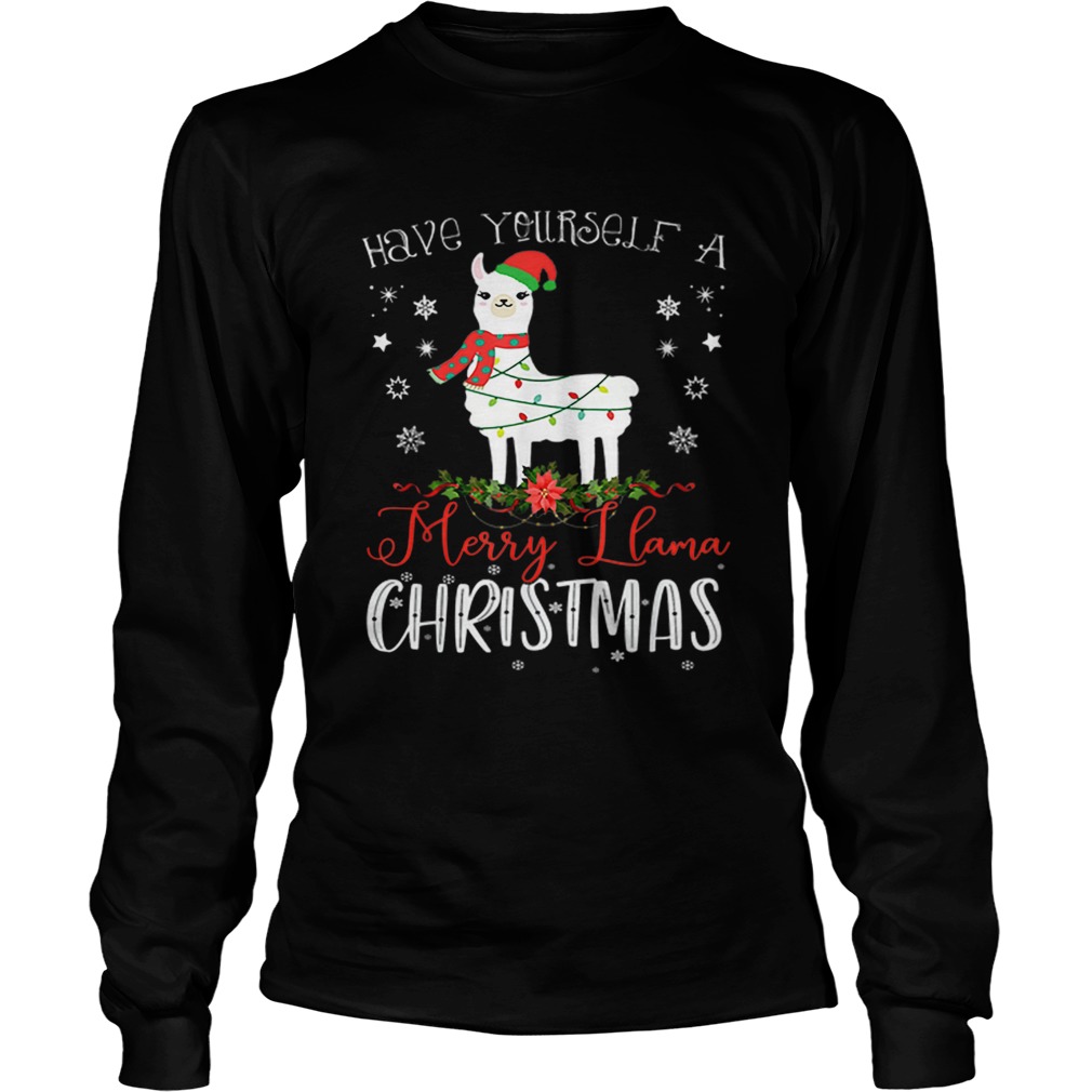 Have Yourself A Merry Llama Christmas LongSleeve