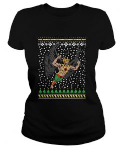 Hawkman Ugly Christmas  Classic Ladies