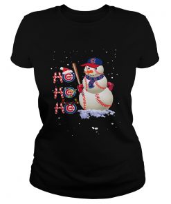 Ho Ho Ho Chicago Cubs Christmas  Classic Ladies