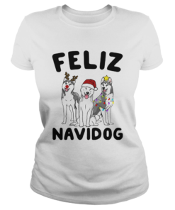 Husky Feliz Navidog Christmas  Classic Ladies