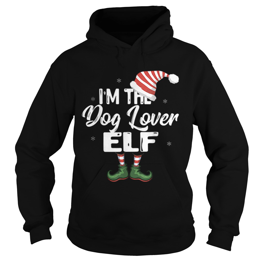 Im The Dog Lover Elf Family Matching Christmas Hoodie