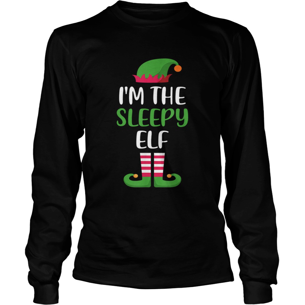 Im The Sleepy Elf Matching Family Christmas LongSleeve