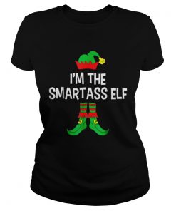 Im The Smartass Elf Matching Family Group Christmas  Classic Ladies