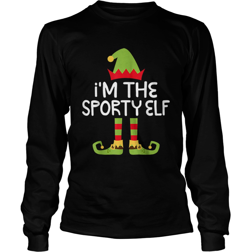 Im The Sporty Elf Matching Christmas Costume LongSleeve