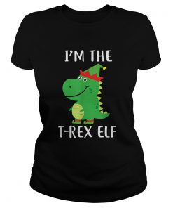 Im The T Rex Elf Matching Family Group Christmas Cute  Classic Ladies