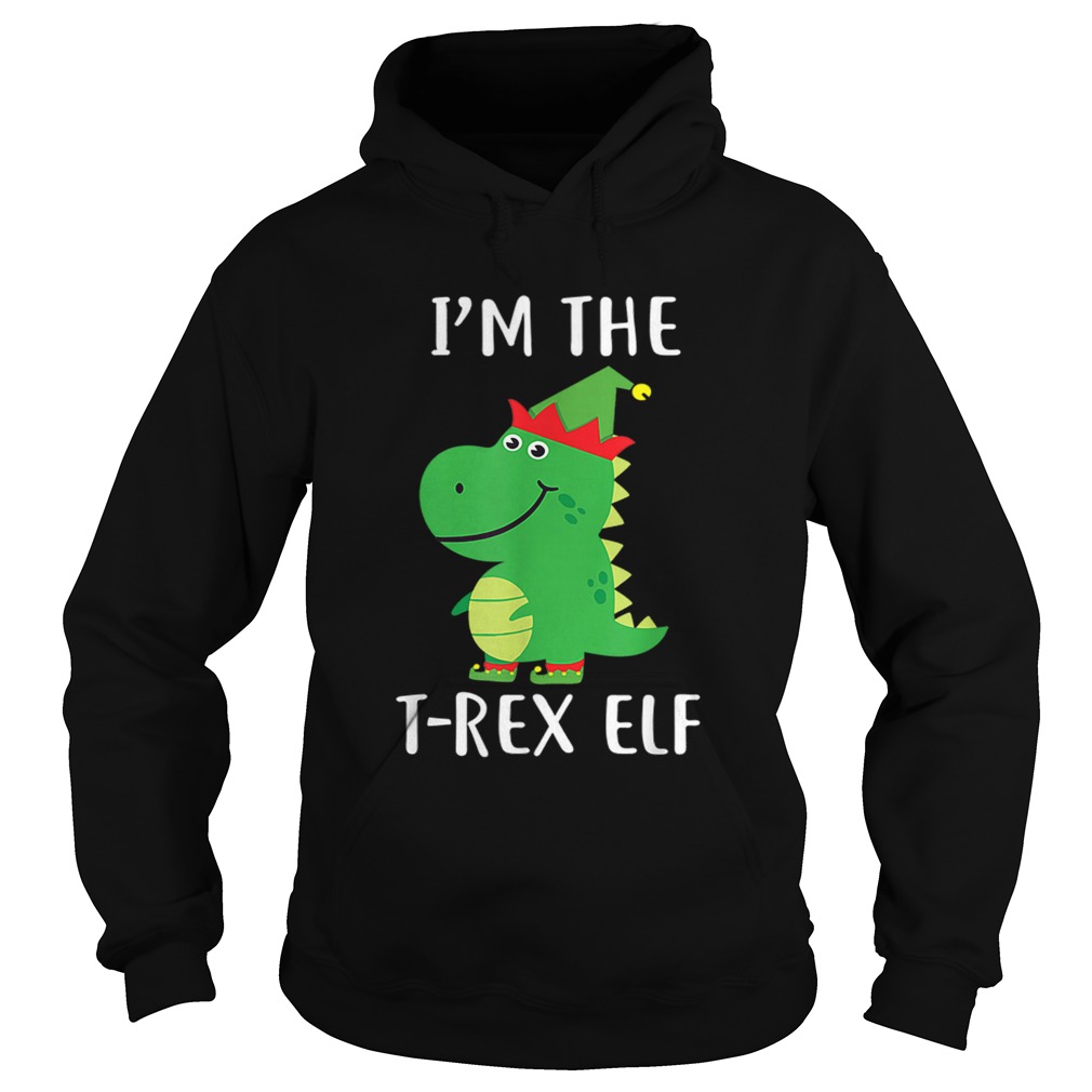 Im The T Rex Elf Matching Family Group Christmas Cute Hoodie