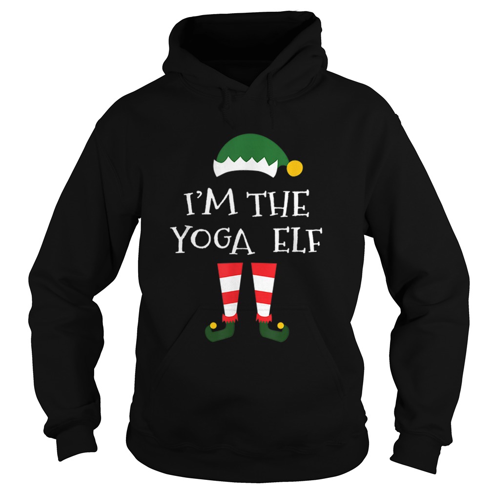 Im The Yoga Elf Gift Matching Family Group Christmas Hoodie