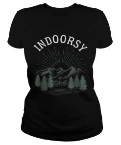 Indoorsy Men Women Ironic Christmas  Classic Ladies