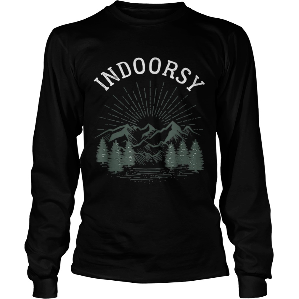 Indoorsy Men Women Ironic Christmas LongSleeve