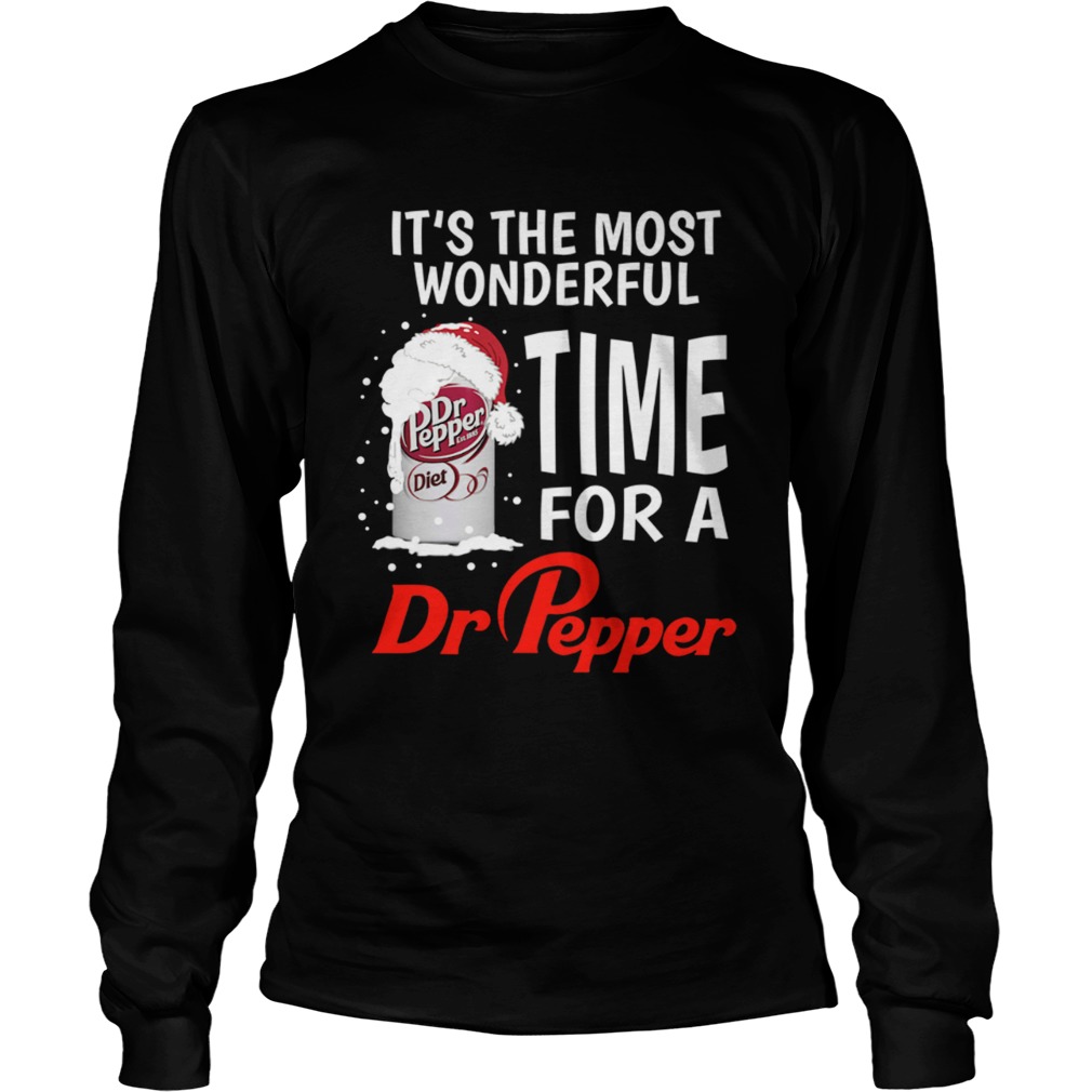 Its the most wonderful time for a Dr Pepper Christmas LongSleeve