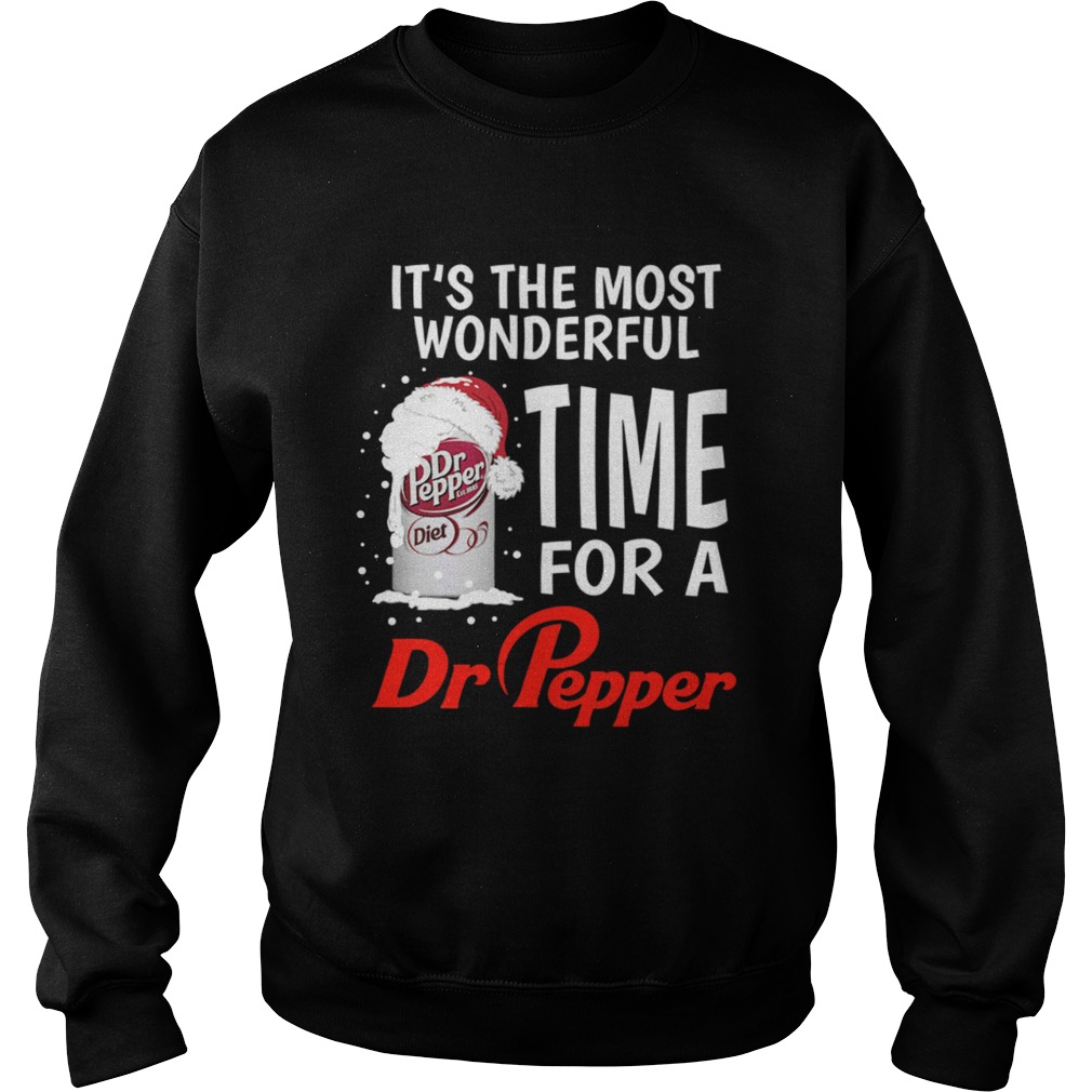 Its the most wonderful time for a Dr Pepper Christmas Sweatshirt