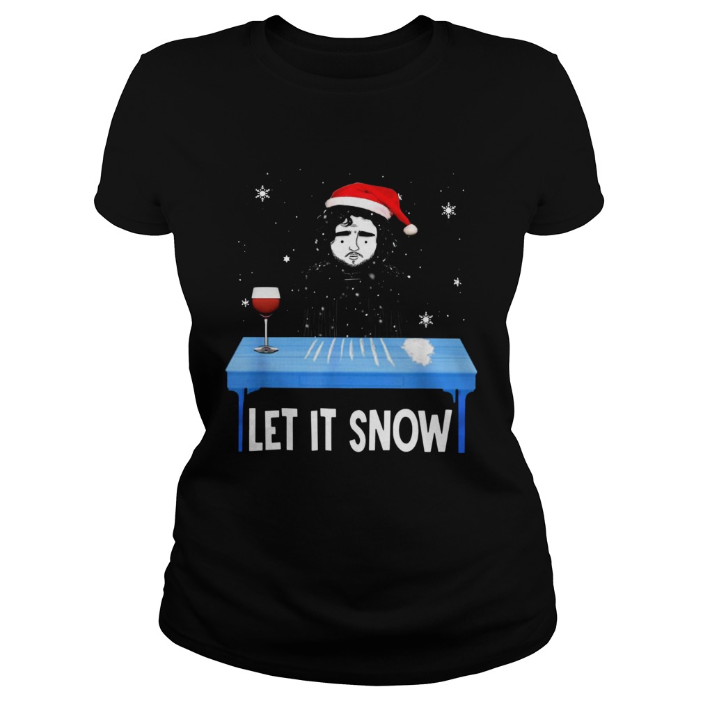 Jon Snow Let It Snow Christmas Classic Ladies