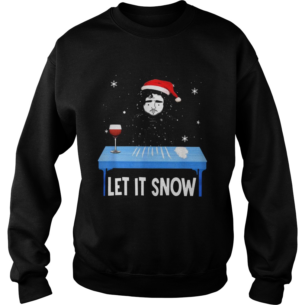 Jon Snow Let It Snow Christmas Sweatshirt