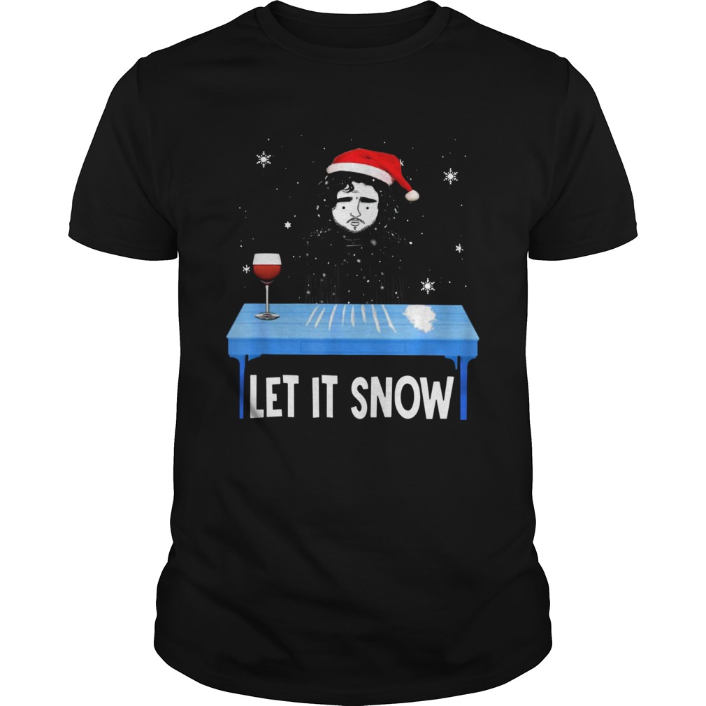 Jon Snow Let It Snow Christmas shirt