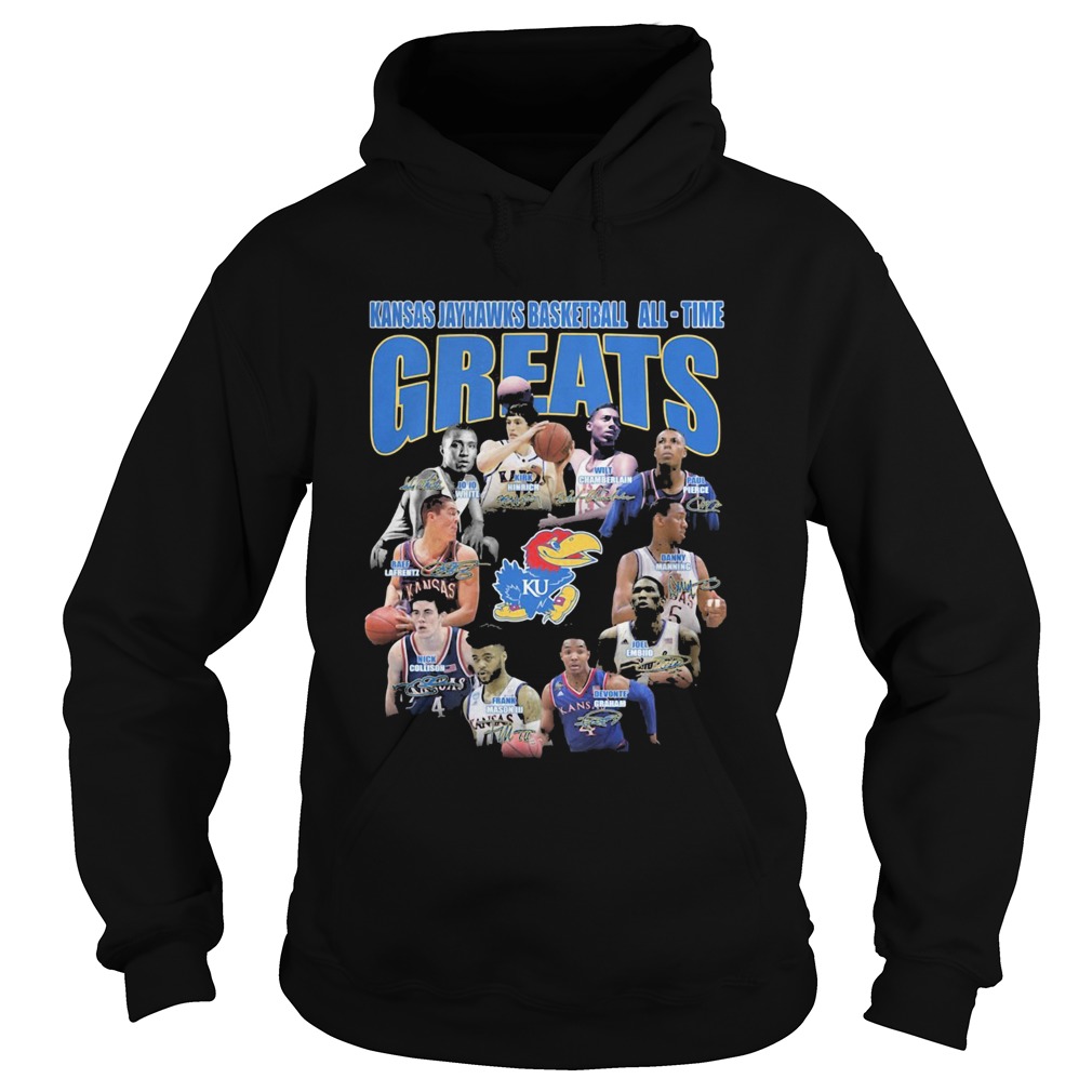 Kansas Jayhawks Basketball Alltime Greats KU Signature Hoodie