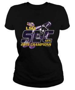 LSU Tigers 2019 SEC Football Champions 12X  Classic Ladies