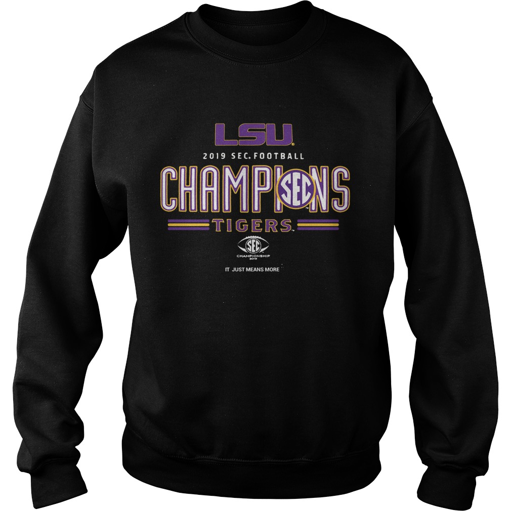 LSU Tigers 2019 SEC Football Champions Sweatshirt