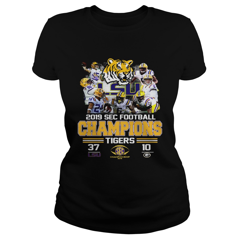 LSU Tigers 37 Georgia Bulldogs 10 Score 2019 SEC Champions Classic Ladies