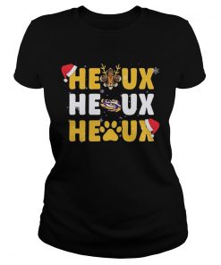 LSU Tigers Heaux Heaux Heaux Christmas  Classic Ladies