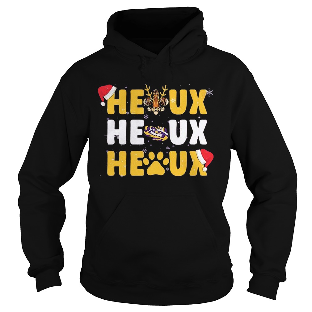 LSU Tigers Heaux Heaux Heaux Christmas Hoodie