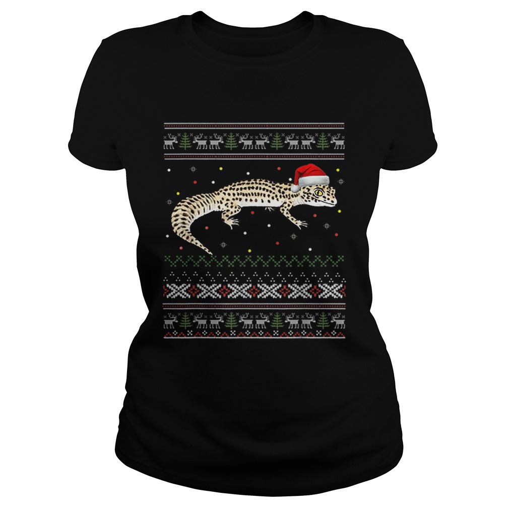 Leopard Gecko Ugly Christmas Classic Ladies