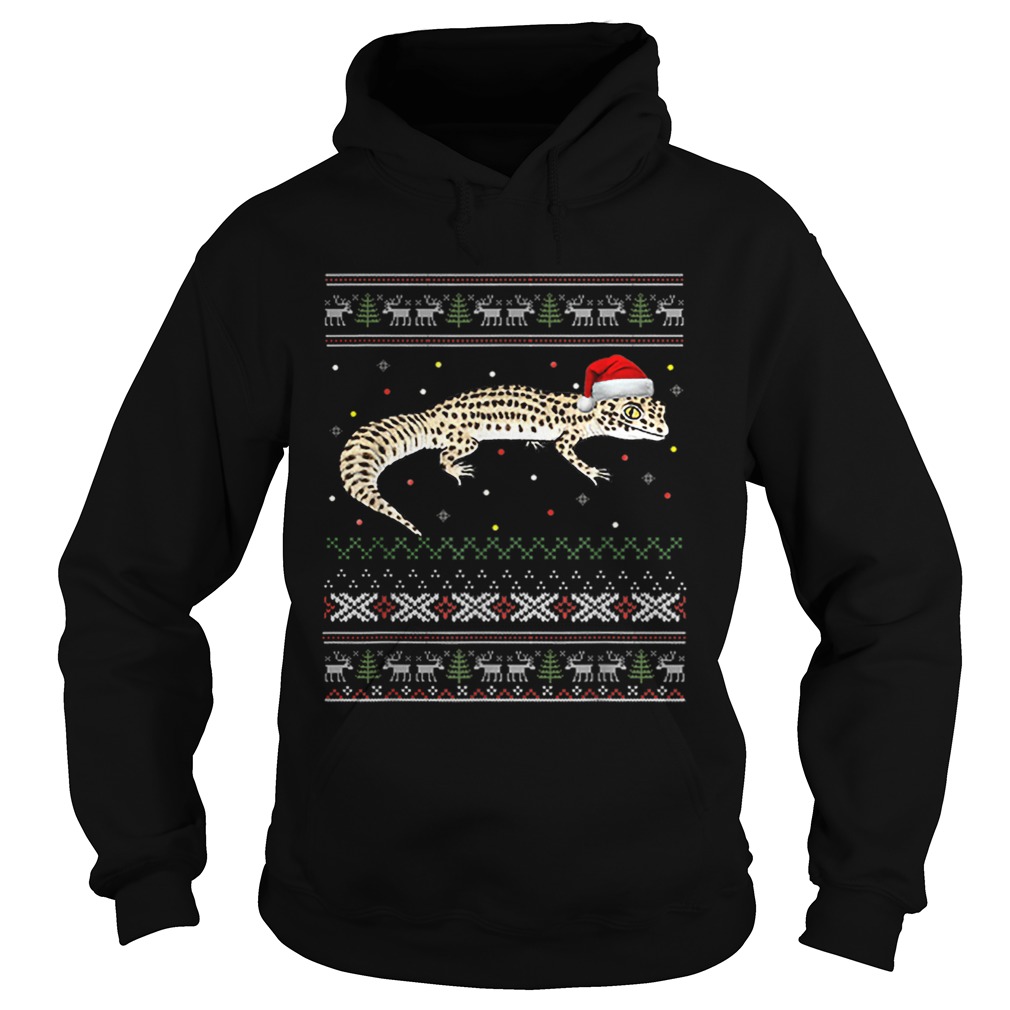 Leopard Gecko Ugly Christmas Hoodie