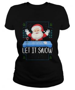 Let It Snow Santa Cocaine  Classic Ladies