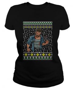 Logan Wolverine Bleeding Ugly Christmas  Classic Ladies