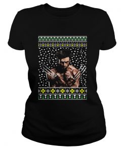 Logan Wolverine Hugh Jackman Ugly Christmas  Classic Ladies