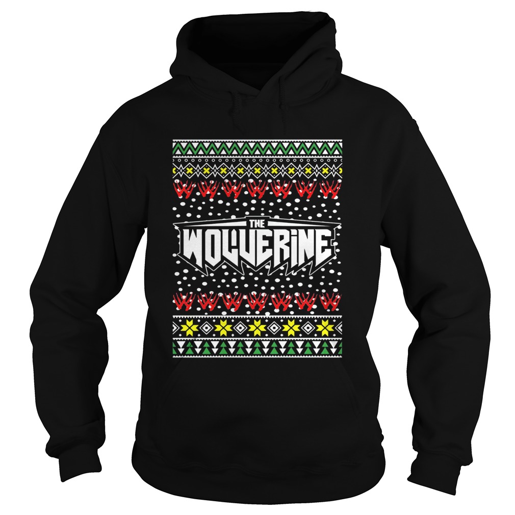 Logan Wolverine Logo Ugly Christmas Hoodie