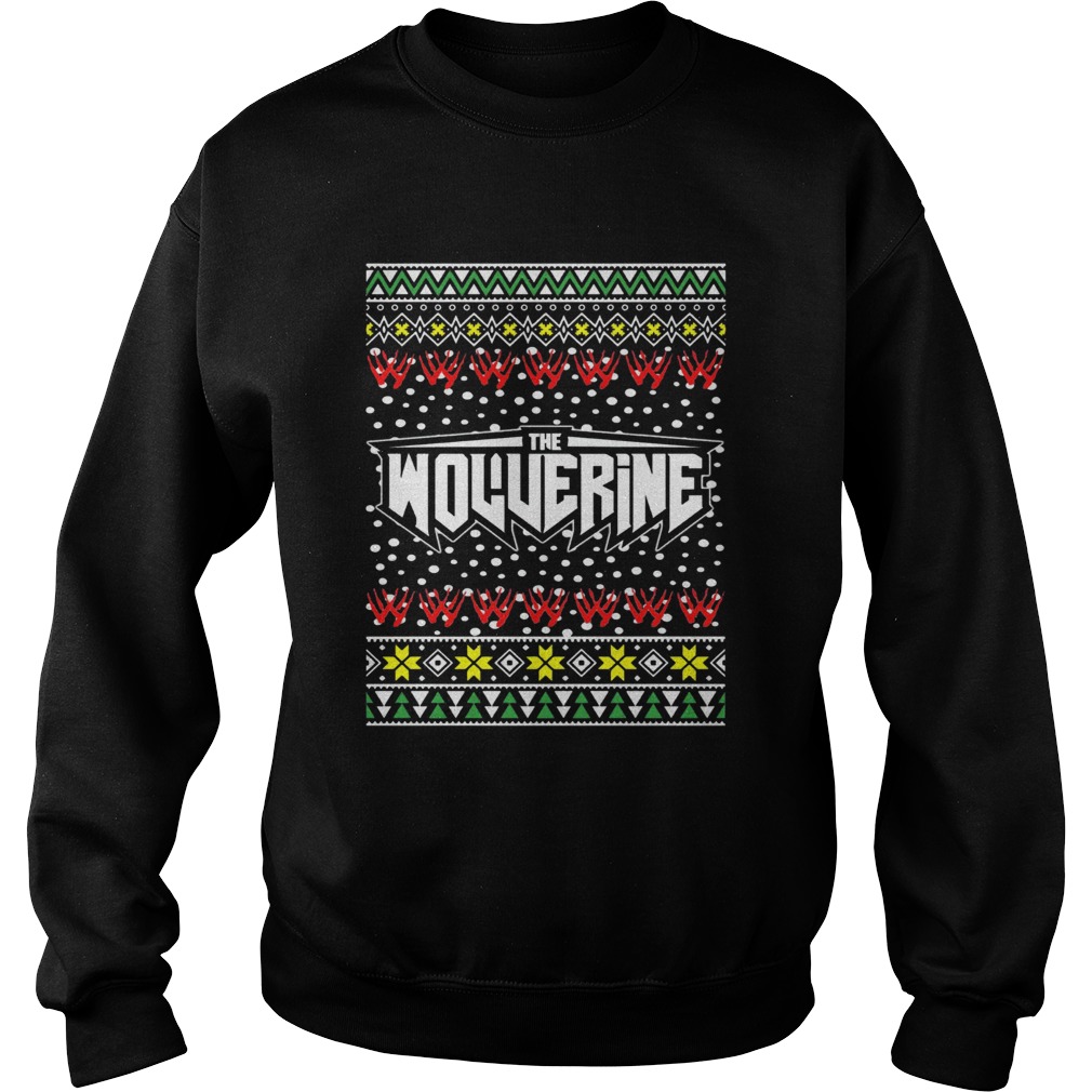 Logan Wolverine Logo Ugly Christmas Sweatshirt