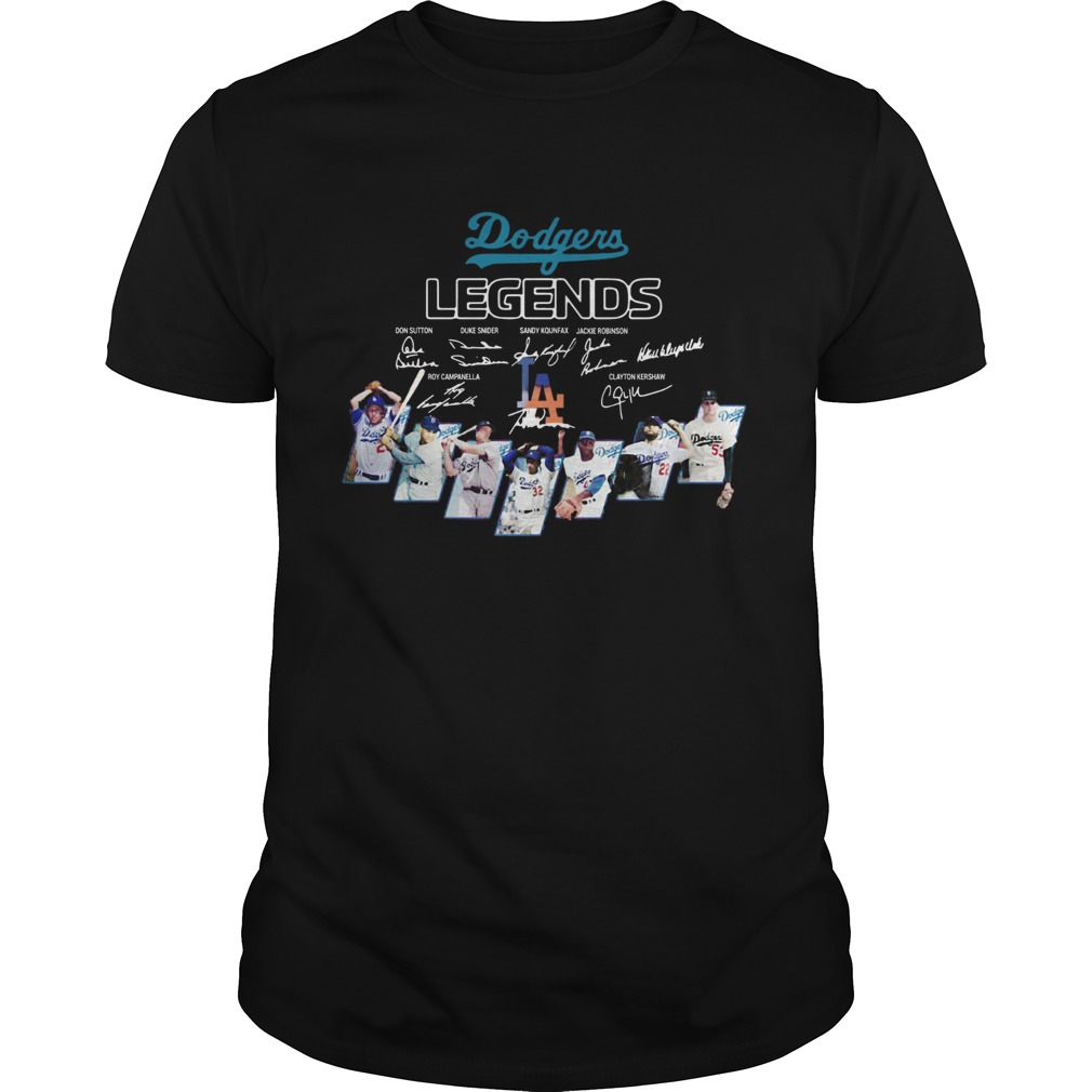 Los Angeles Dodgers Legends Players Signatures shirt