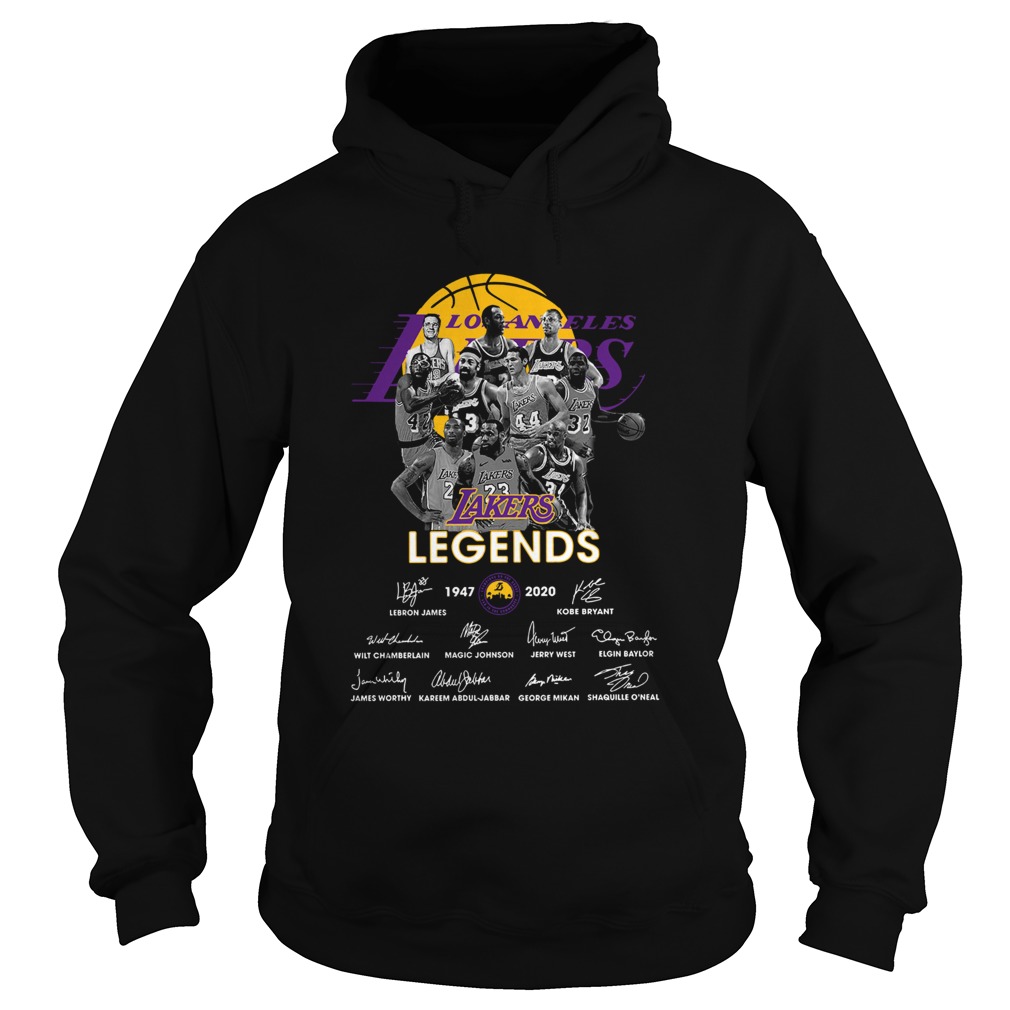 Los Angeles Lakers Legends 19472020 Signatures Hoodie