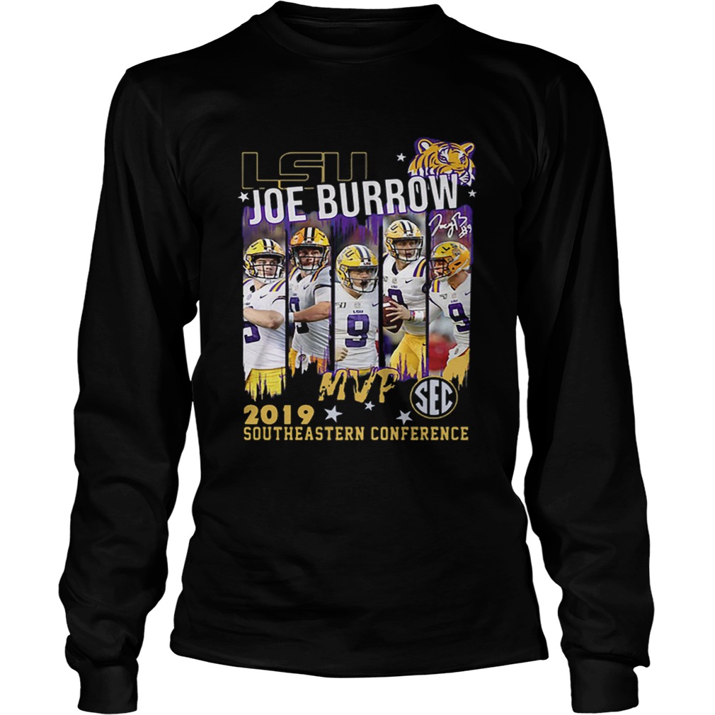 Lsu Joe Burrow MVp 2019 southeastern Conference LongSleeve