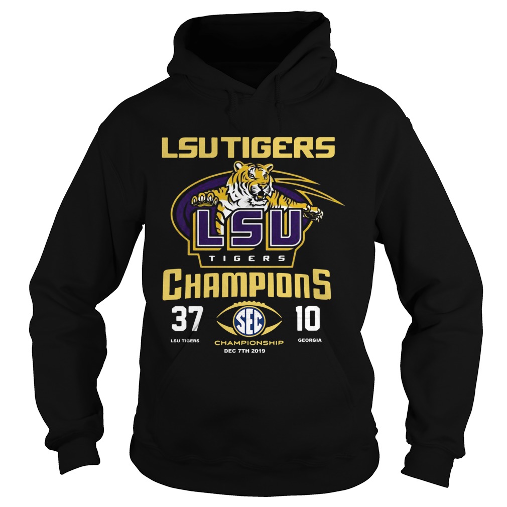 Lsu Tigers Champions 3710 Georgia Bulldogs Hoodie