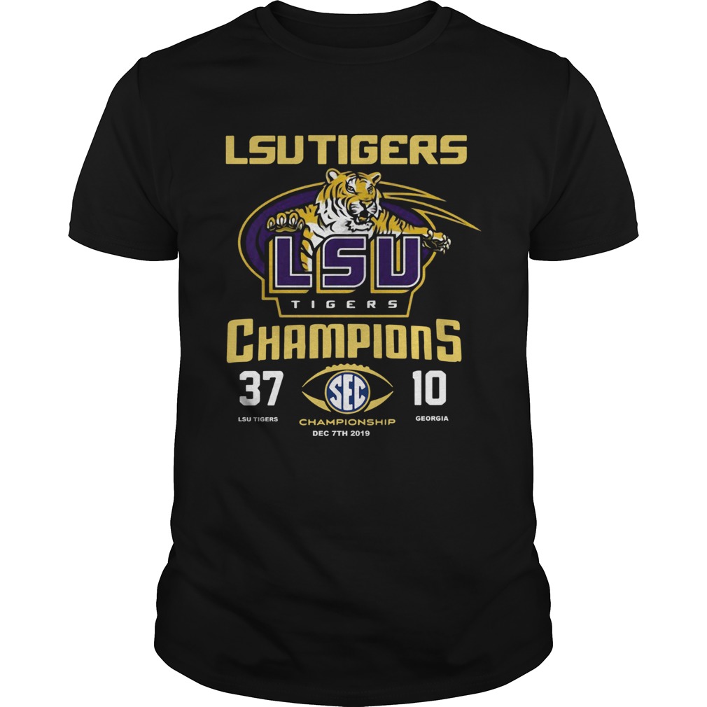 Lsu Tigers Champions 3710 Georgia Bulldogs shirt