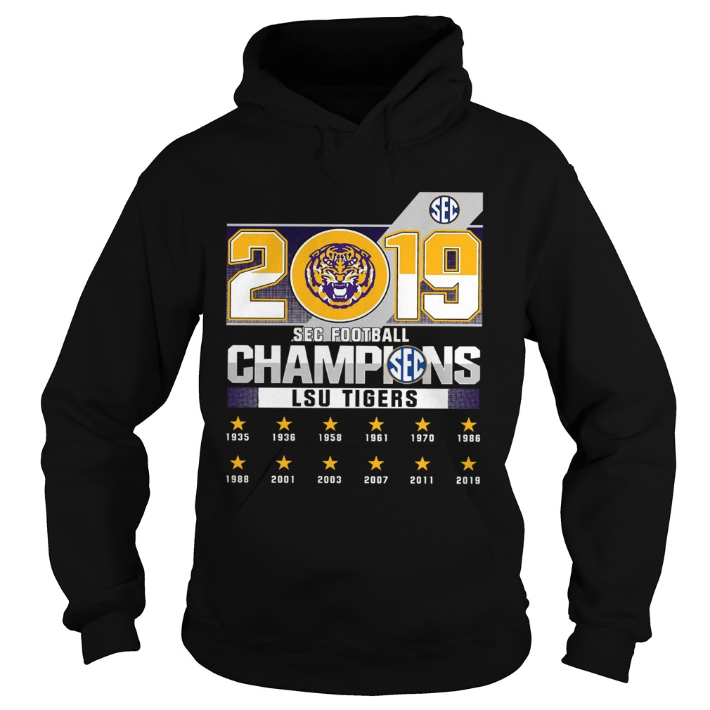 Lsu Tigers Sec football 2019 champions Hoodie