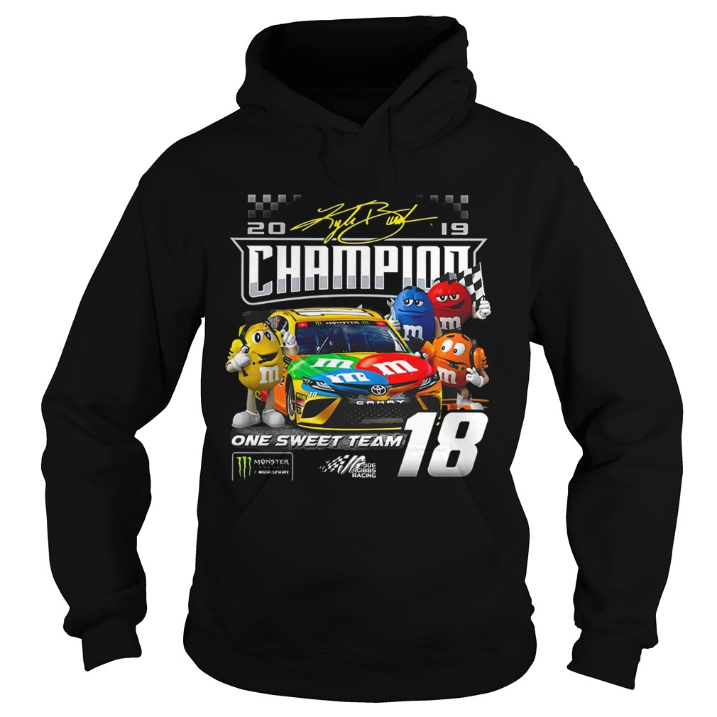 MM 2019 Kyle Busch Champion One Sweet Team 18 Hoodie