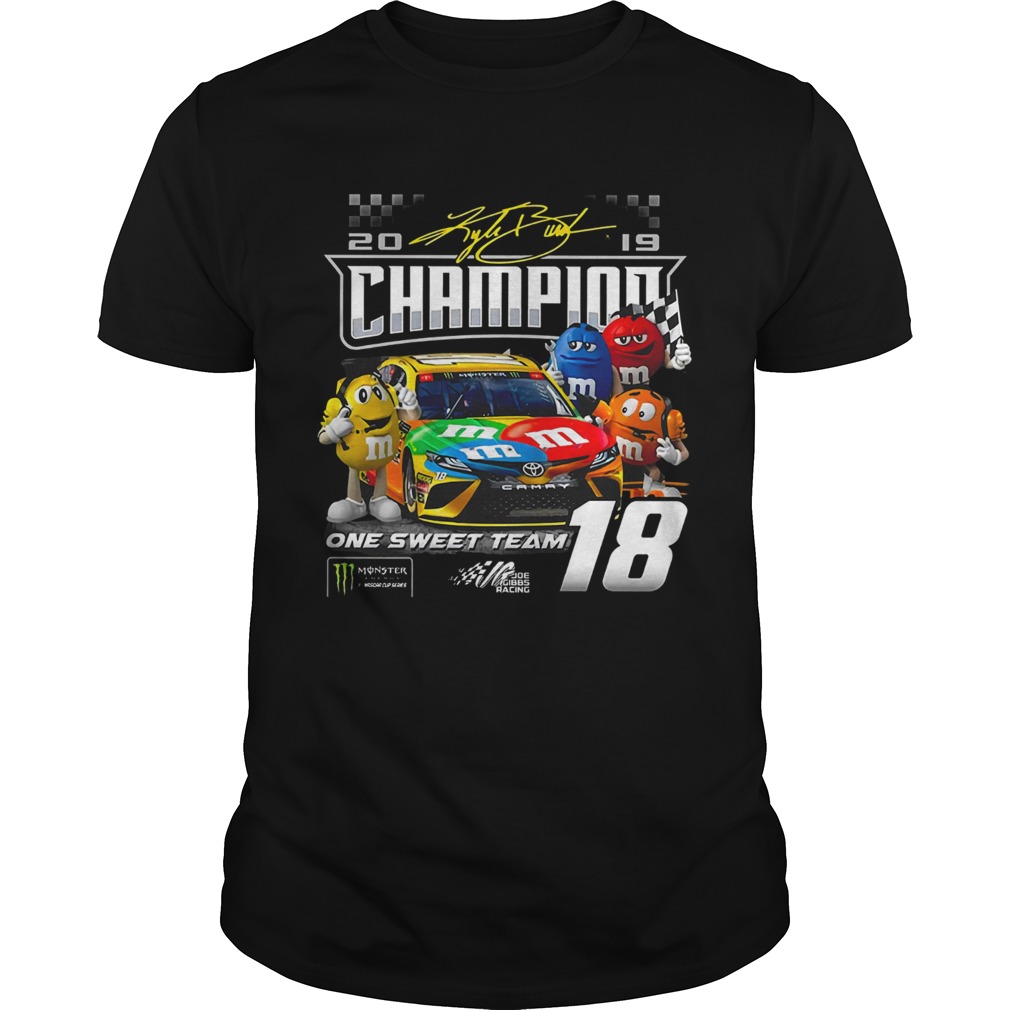 MM 2019 Kyle Busch Champion One Sweet Team 18 shirt